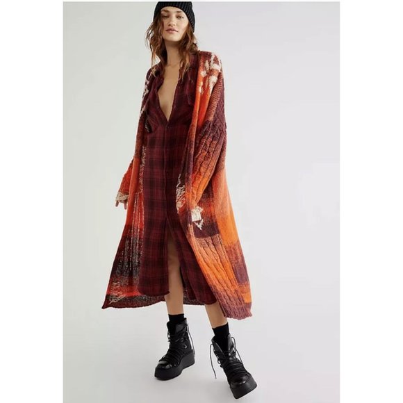 Free People Sweaters - New Free People Flurry Cardi Sweater (XS/S) Cider Combo